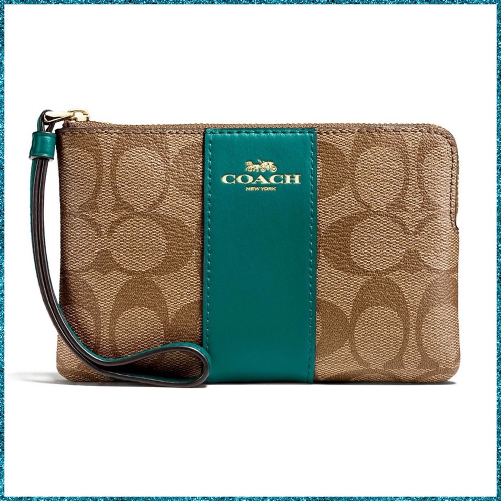 Aqua Wristlet